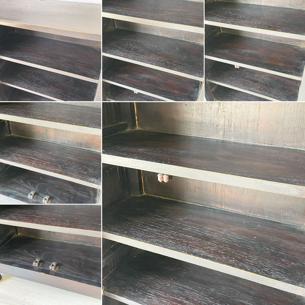 アジアン家具 バンブー キャビネット 収納棚 シェルフ オリエンタル 店舗什器 ★