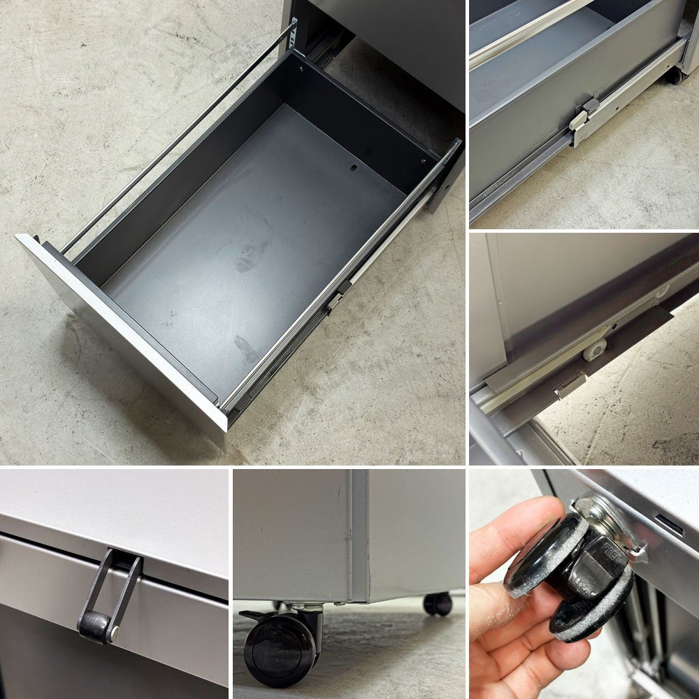カッシーナ Cassina ixc. AFドロワー AF DRAWER デスクキャビネット ワゴン 鍵付属 キャスターロック機能付き イタリア A ●