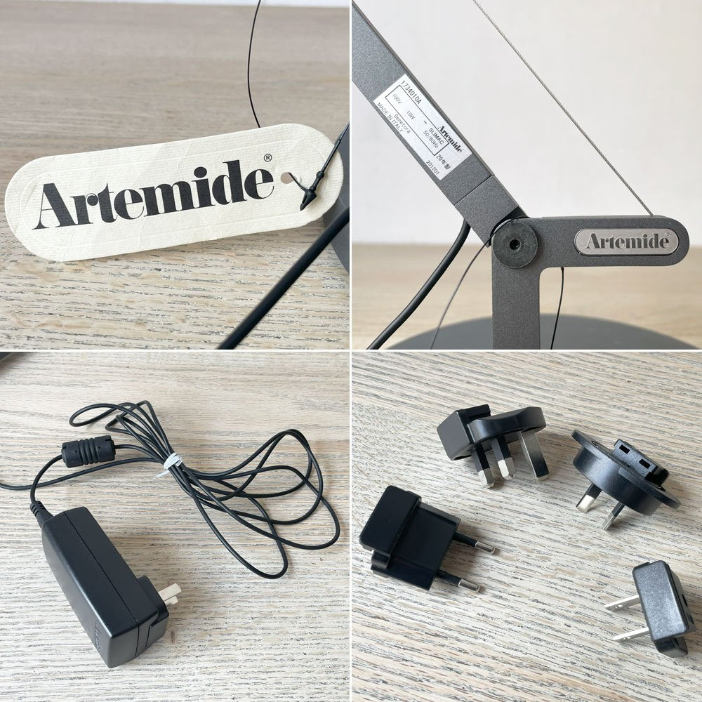 アルテミデ Artemide デメトラ DEMETRA LED テーブルライト デスクライト 無段階調光機能 深澤直人 展示品 箱付き 参考定価￥126,500- ★