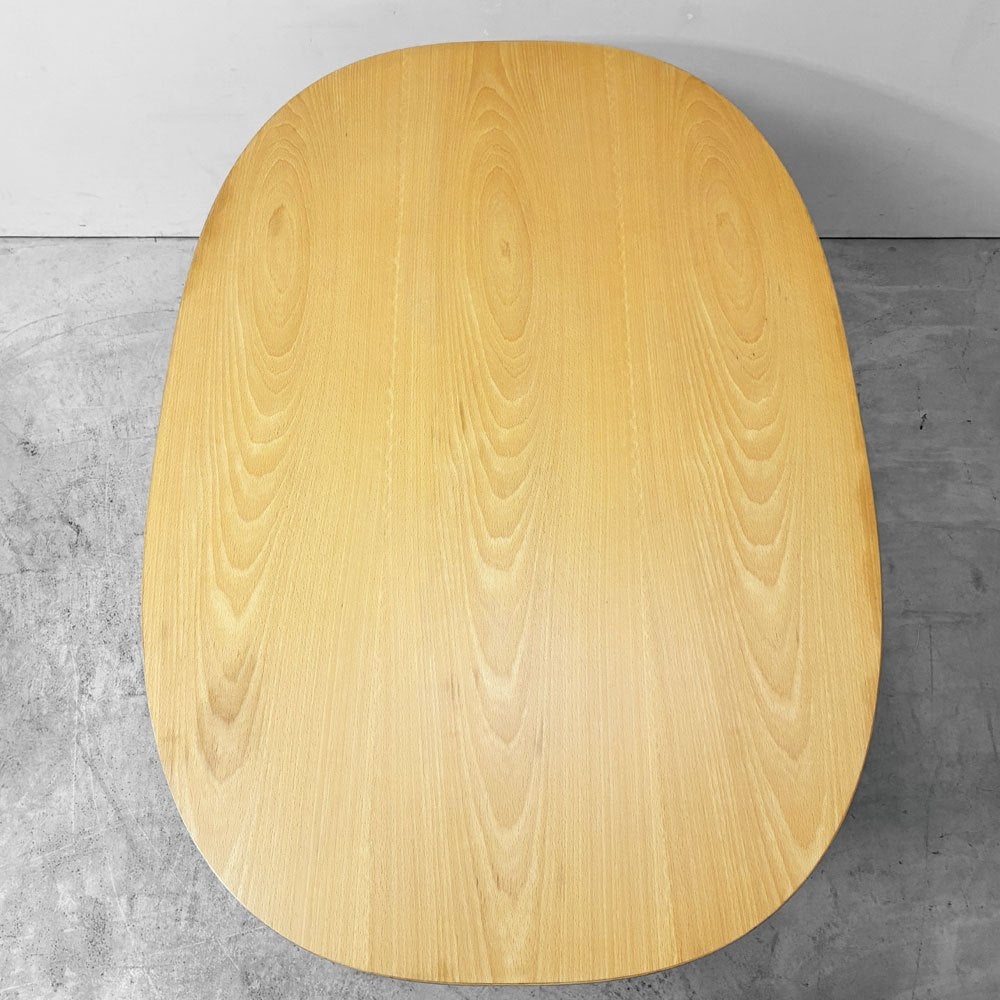 フリッツハンセン Fritz Hansen スーパー楕円 Bテーブル ダイニングテーブル B612 ビーチ材  ナチュラル ピート・ヘイン アルネ・ヤコブセン デンマーク 北欧家具 参考定価￥356,180～ ●