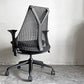 ハーマンミラー HermanMiller セイルチェア SAYL Chair ブラック サスペンションミドルバック アジャスタブルアーム イヴ・ベアール ■