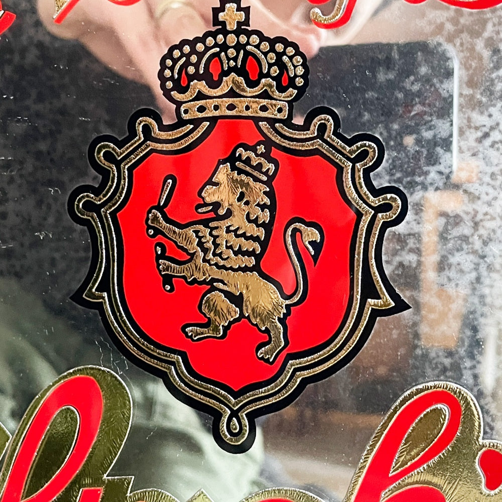 ストローズビール Stroh's beer パブミラー ウォールミラー 壁掛け鏡 ウッドフレーム 米国 ビンテージ ■