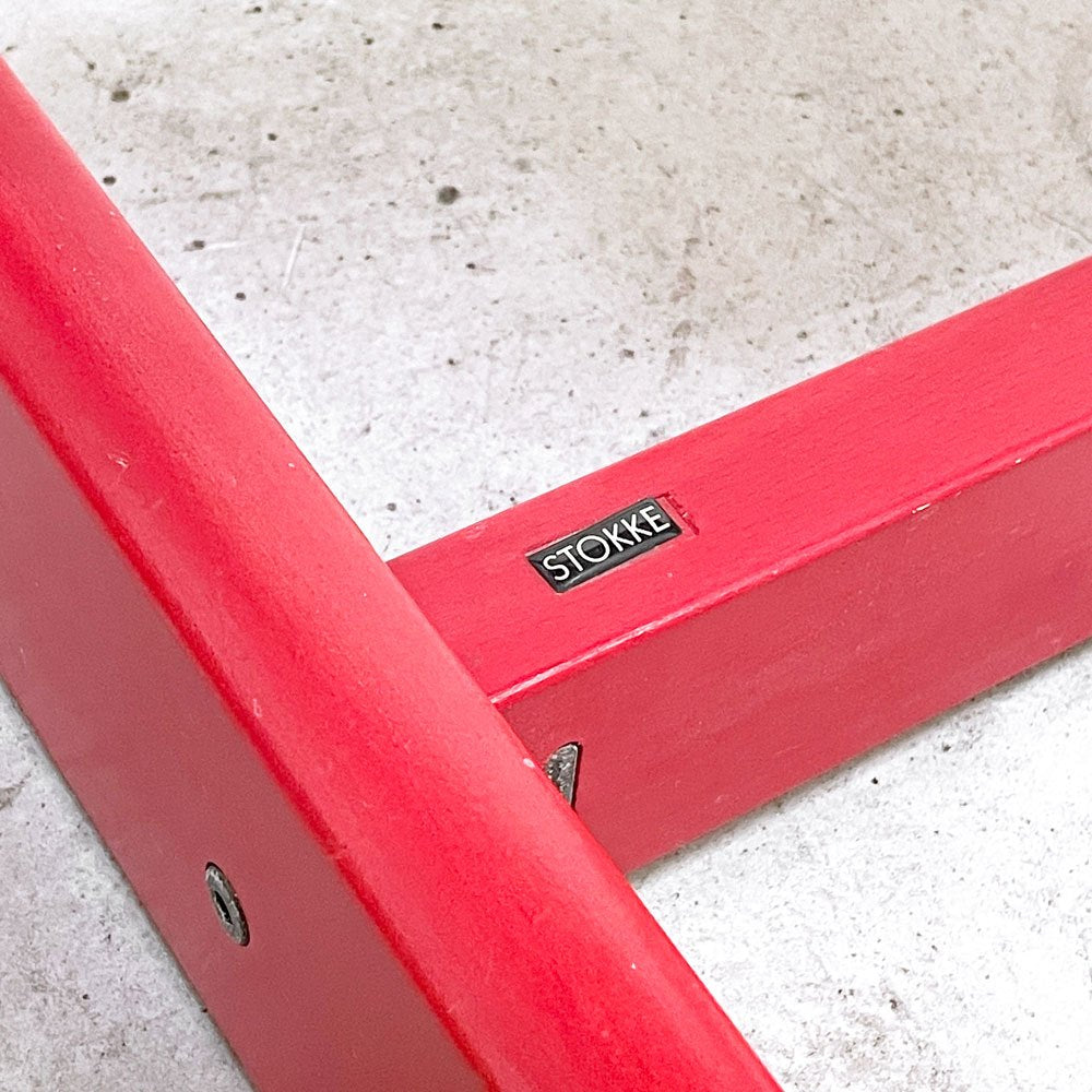 ストッケ STOKKE トリップトラップ TRIPP TRAPP ベビーチェア キッズチェア S/N3～ レッド ノルウェー 北欧家具 現状品 ●