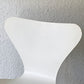 フリッツハンセン Fritz Hansen 3107 セブンチェア ラッカー ホワイト スタッキング アルネ・ヤコブセン デンマーク 北欧家具B ◇