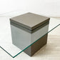 モーダエンカーサ moda en casa フライングテーブル FLYING TABLE コンクリートベース ガラス ローテーブル コーヒーテーブル 定価 ￥74,800- ●