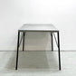 オーダーファニチャー Custom made furniture モルタル塗料天板 x 鉄脚 ダイニングテーブル W120cm インダストリアル モダンデザイン ●