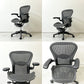 ハーマンミラー Herman Miller アーロンチェア Bサイズ ランバーサポート グラファイトベース ビル・スタンフ ＆ ドン・チャドウィック 現状品 ジャンク品 ●
