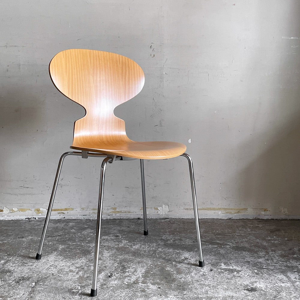 フリッツハンセン Fritz Hansen 3101 アリンコチェア アントチェア 4本脚 ビーチ材 ナチュラル ラッカー仕上げ アルネ・ヤコブセン デンマーク 北欧家具 A ■