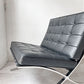 ミース・ファン・デル・ローエ バルセロナチェア Barcelona Chair リプロダクト品 ESQ 本革 1シーターソファ モダンデザイン ミッドセンチュリー ★
