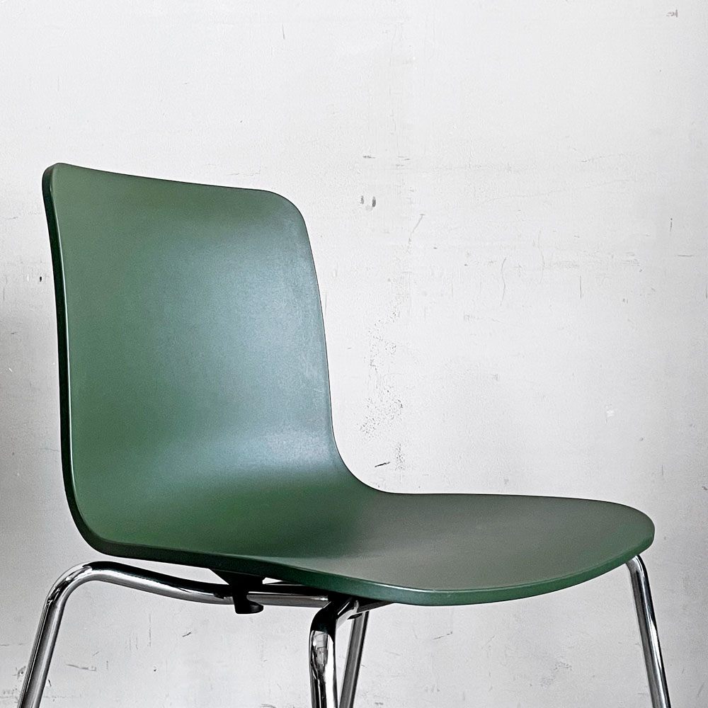 ヴィトラ vitra ハルチューブ HAL Tube サイドチェア ダイニングチェア スタッキング グリーン ジャスパー・モリソン A ■