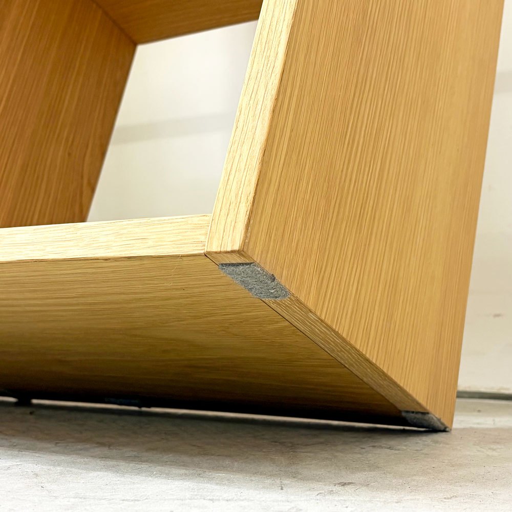 無印良品 MUJI スタッキングシェルフ 3列2段 オーク材 W121cm ナチュラルデザイン ●