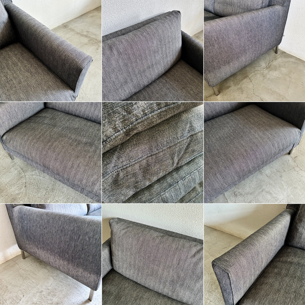 アイラーセン eilersen ストリームライン STREAMLINE ミニソファ MINI SOFA 2.5～3シーター W190cm イェンス・ユール・アイラーセン Jens Juul Eilersen Dランク生地 ネイビー系色 参考価格￥411,400- 〓