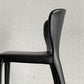 カッシーナ Cassina オラ 369 HOLA アームレスチェア ダイニングチェア 本革 ブラックレザー ハンス・ウェッツスタイン イタリア 定価￥418,000- 〓