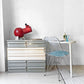 カルテル Kartell 4602 ドロワーシステムチェスト 8ドロワー 専用天板付き グレー ホワイト ビンテージ サイモン・ファッセル Simon Fussell ★
