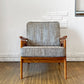 アクメファニチャー ACME Furniture ウィッカー WICKER ラウンジチェア 1Pソファ ハックベリー ラタン グレー USビンテージスタイル 定価83,600円 ◎
