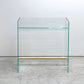 グラスイタリア GLAS ITALIA ピランデッロ Pirandello ガラス デスク W80cm ジャスパー・モリソン イタリアモダン 現状品 〓
