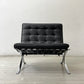 ミース・ファン・デル・ローエ バルセロナチェア Barcelona Chair リプロダクト品 本革 1シーターソファ モダンデザイン ●