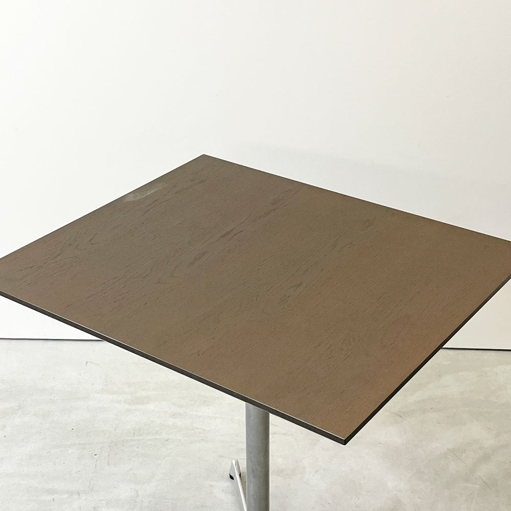 トラックファニチャー TRUCK FURNITURE カフェテーブル スターベース W70cm 木製天板 スチール アルミ インダストリアルデザイン 廃番 ●