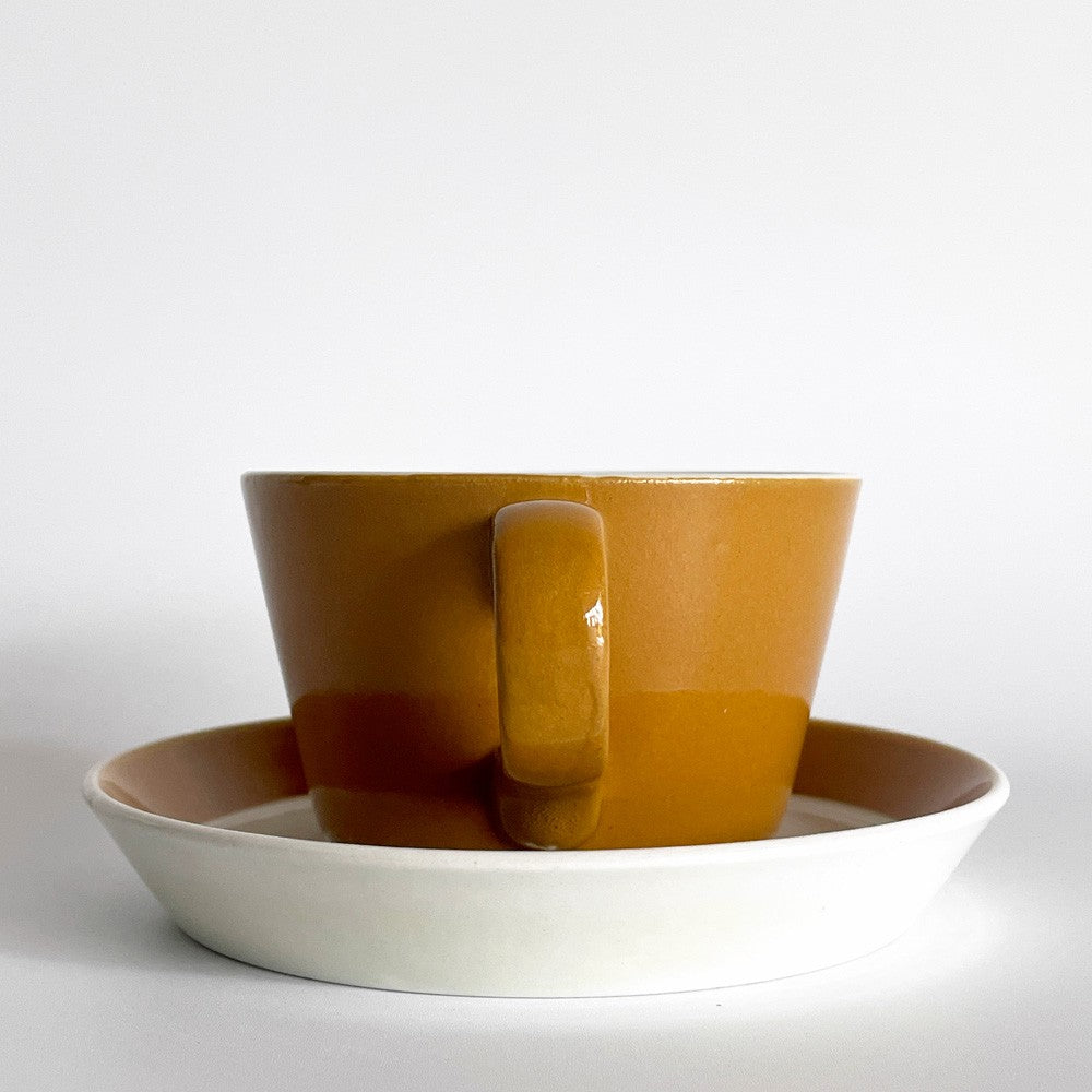 アラビア ARABIA アプリクーシ Aprikoosi コーヒーカップ＆ソーサー C&S カーリナ・アホ Kaarina Aho 60～70年代 北欧食器 北欧ビンテージ ■