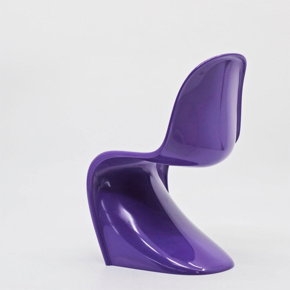 ヴィトラ デザインミュージアム Vitra Design Museum ミニチュアコレクション パントンチェア 1/6スケール 限定カラー パープル ●