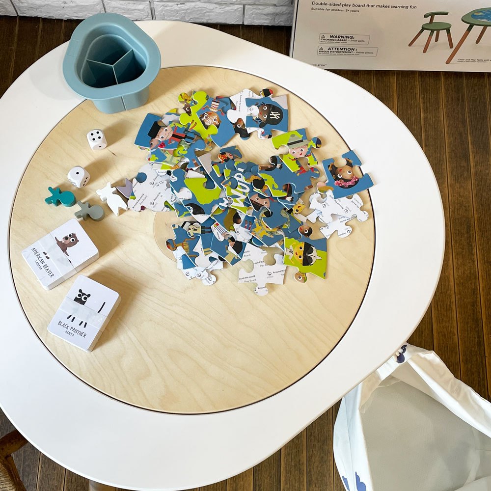 ストッケ STOKKE ミューテーブル Mu Table ホワイト キッズテーブル オプション多数 ノルウェー 北欧家具 合計定価：￥53,570- ◎