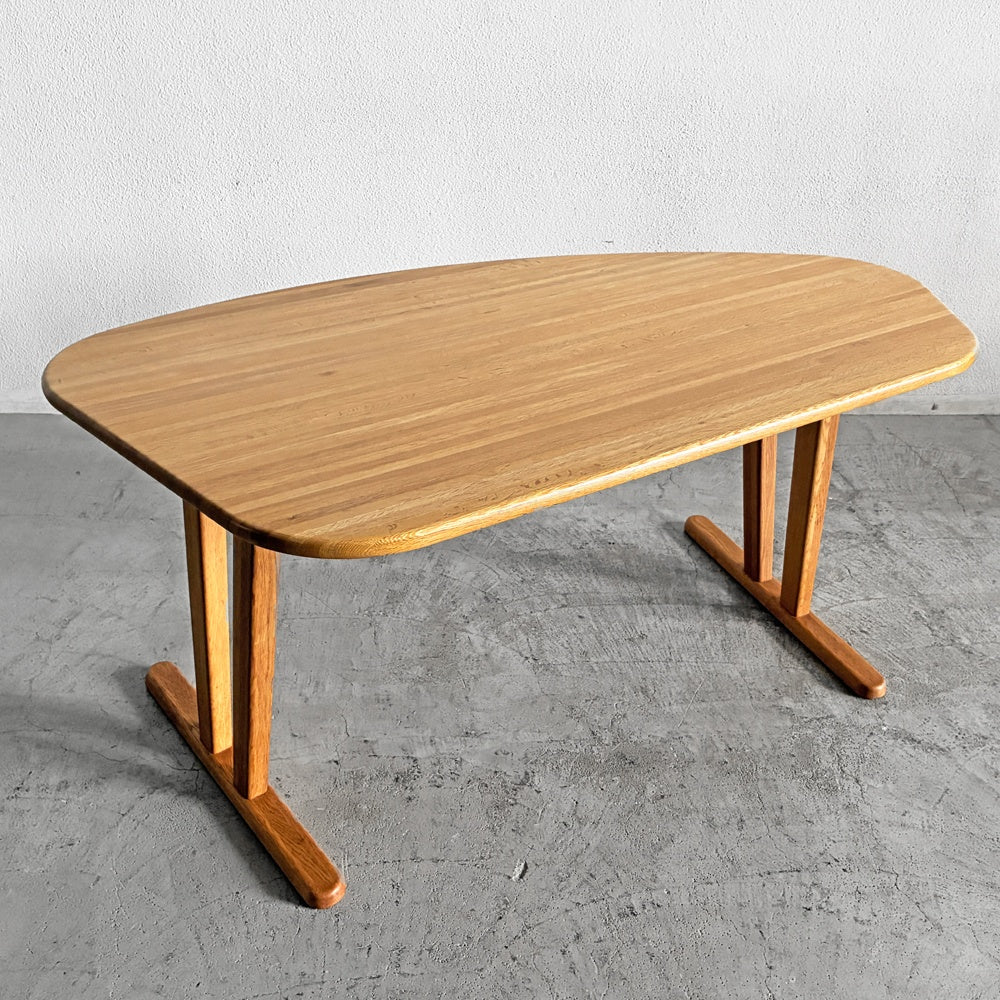 飛騨産業 HIDA キツツキ バゲット baguette ib ダイニングテーブル 変形天板 IB305WP オーク無垢材  五十嵐久枝 〓
