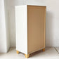 モモナチュラル Momo Natural ラブチェスト LOVE CHEST 60-5 トールチェスト 抽斗5杯 ホワイト 社外ハンドル 定価￥29,500- ★