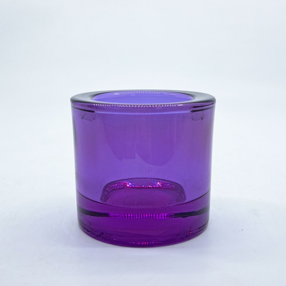 イッタラ iittala マリメッコ marimekko キビ kivi キャンドルホルダー アメジスト 60mm フィンランド 北欧雑貨 廃番カラー ●