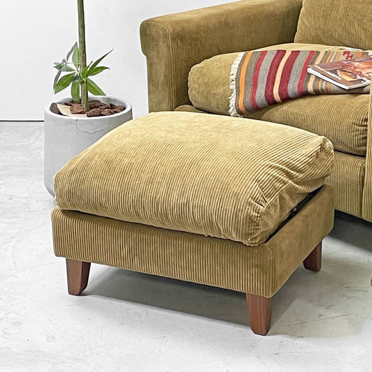 トラックファニチャー TRUCK FURNITURE FKソファ FK SOFA オットマン F-21 コーデュロイ フェザークッション ウォールナット材 ●