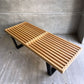 ハーマンミラー Herman Miller プラットフォームベンチ Platform Bench ネルソンベンチ メープル/ウッドベース W122cm ジョージネルソン 定価￥250,800-  ♪