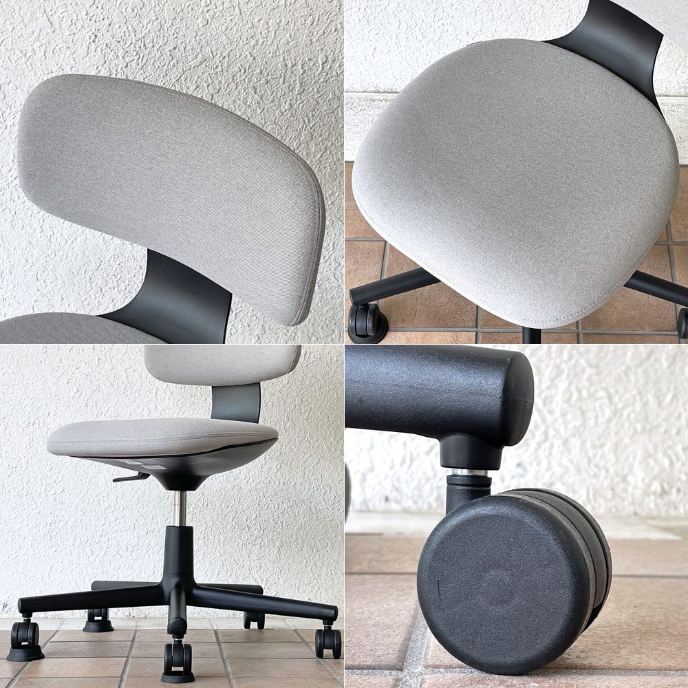 ヴィトラ vitra ルーキー Rookie デスクチェア キャスターチェア コンスタンチン・グルチッチ グレー系ファブリッック 定価￥78,100- ◇