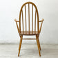 アーコール Ercol クエーカーチェア アームチェア UKビンテージ Vintage 英国家具 ●