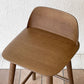 ムート Muuto ナード Nerd カウンターチェア ハイスツール David Geckeler デザイン オーク材 ステインドダークブラウン 北欧家具 ◇
