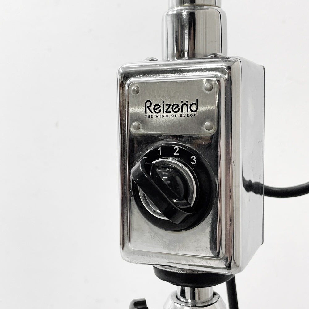 アピックス Reizend レトロファン フロアタイプ 扇風機 スチールミラー インダストリアルデザイン 廃番 ●