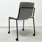 コクヨ KOKUYO オフセットフレームチェア offset frame chair オフィスチェア スタッキングチェア 4本脚 ファブリックシート スカイグレー キャスター B ●