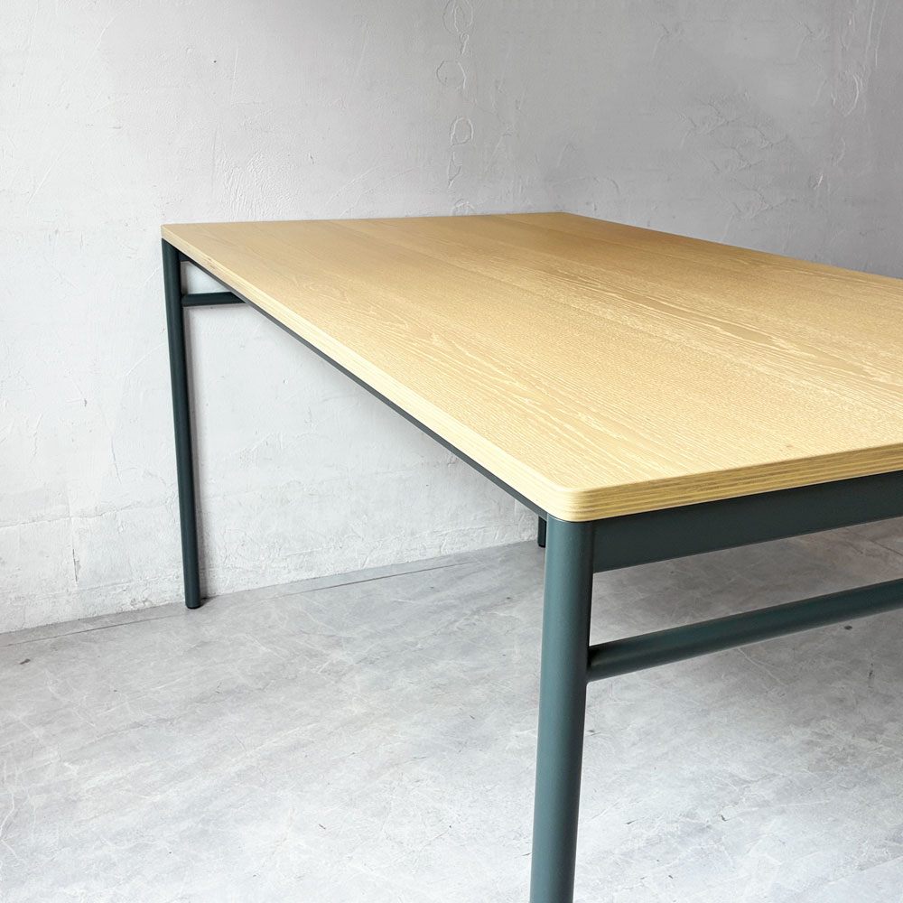 マスターウォール MASTERWAL レ・フォルメ Les Formes ブルエ BLEUET ダイニングテーブル ホワイトオーク W140cm 廃番 未使用保管品 ★