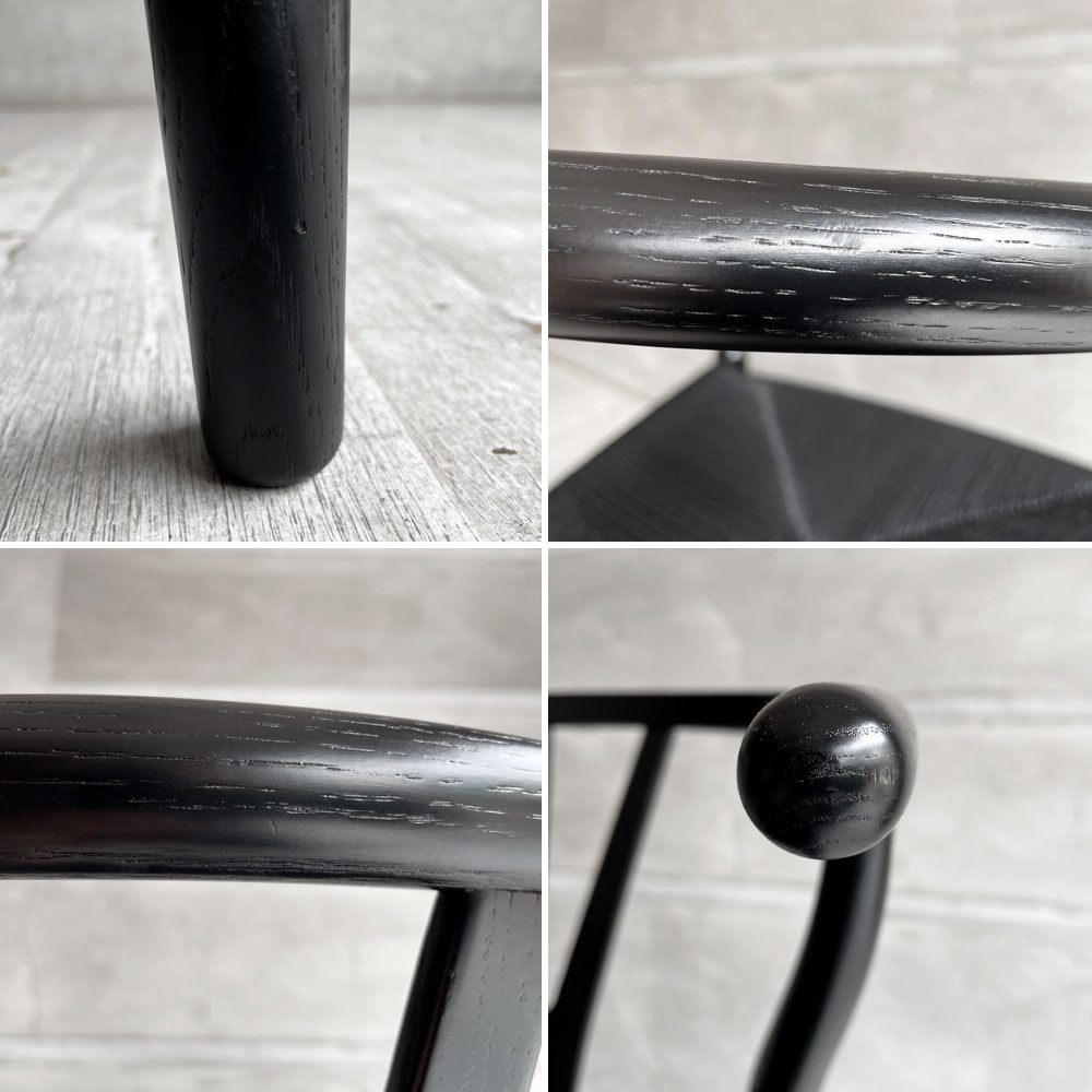 カールハンセン＆サン Carl Hansen & Son CH24 Yチェア ブラックラッカー × ブラックペーパーコード ハンス・J・ウェグナー オーク材 美品 ♪