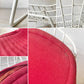ノル Knoll 420 サイドチェア ワイヤーチェア ダイニングチェア ホワイト × レッド ファブリック フルカバー仕様 ハリー・ベルトイア ミッドセンチュリー ビンテージ ★