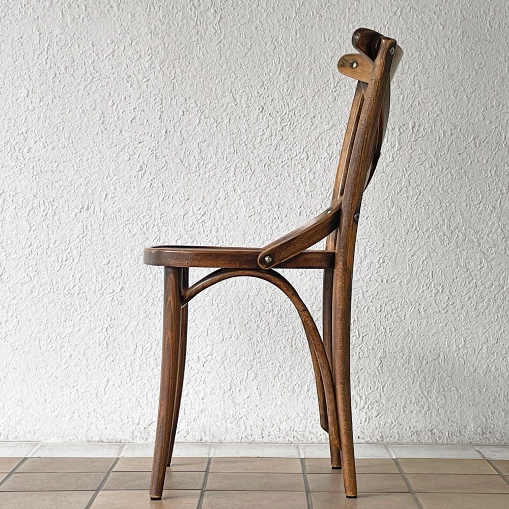 トン TON クロスバック ベントウッドチェア CrossBack Bentwood chair ダイニングチェア 曲木椅子 ビーチ材 チェコ製 ◇