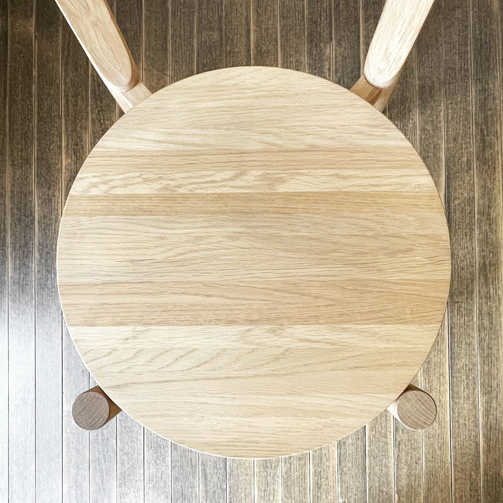 カリモクニュースタンダード KARIMOKU NEW STANDARD キャストールチェア CASTOR CHAIR ダイニングチェア PURE OAK 板座 スタッキング BIG-GAME A ◎