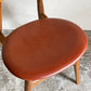 カールハンセン＆サン Carl Hansen & Son CH33P オーク材 レザーシート 本革 ダイニングチェア ハンス・J・ウェグナー 定価￥156,200- A ■