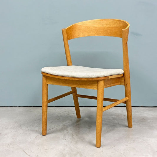 ウニコ unico ソルク SOLK ダイニングチェア オーク材 カバーリング ナチュラル 北欧スタイル 定価￥25,300- B ◎