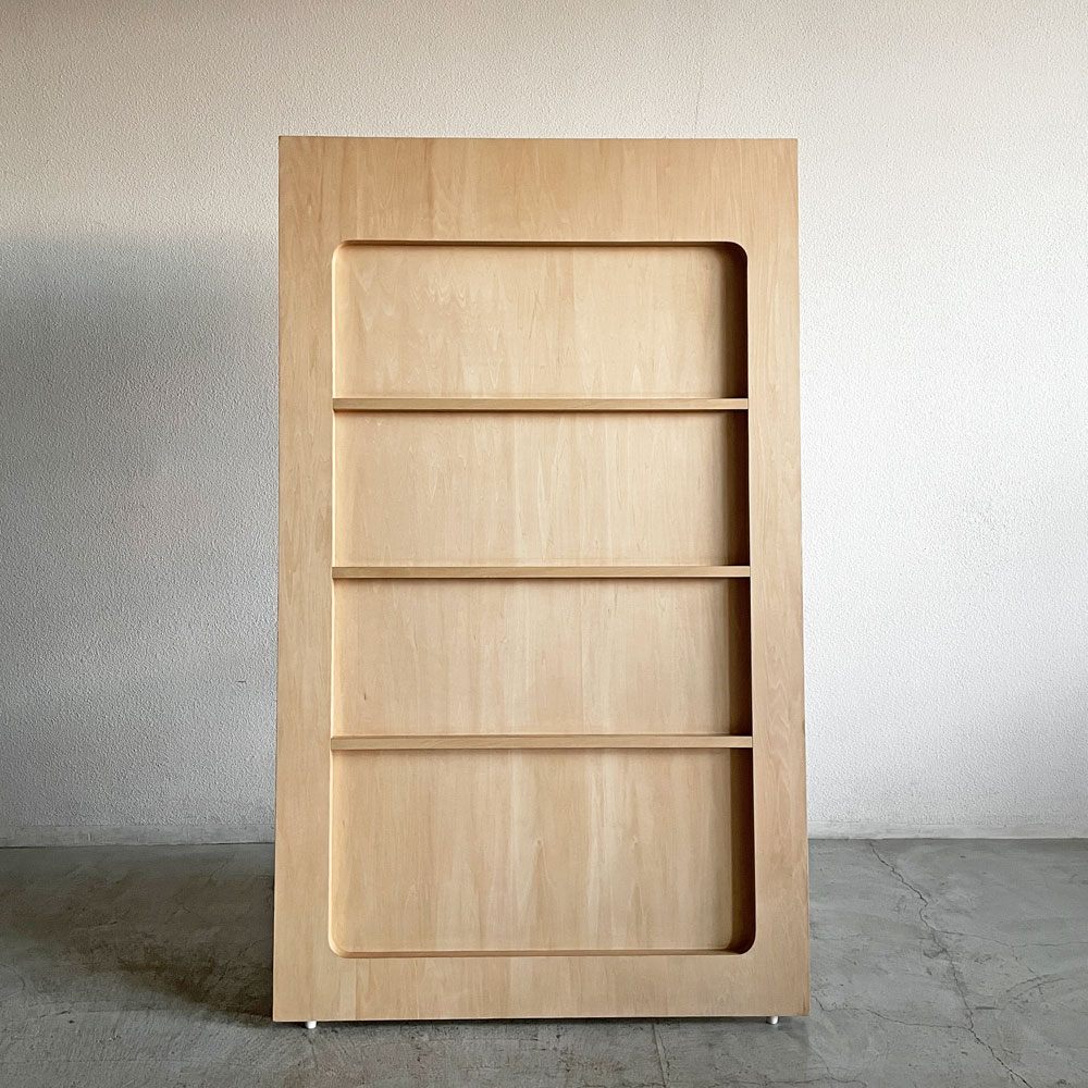 デッセンス dessence シェルフ 4段 マガジンラック付 収納棚 店舗什器 W120cm 山本和豊 オーダー家具 〓