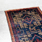トライバルラグ Tribal rug バルーチ族 バルチエリア 手織り ラグ 160×100㎝ アフガニスタン オリエンタル ウール ラグ ★