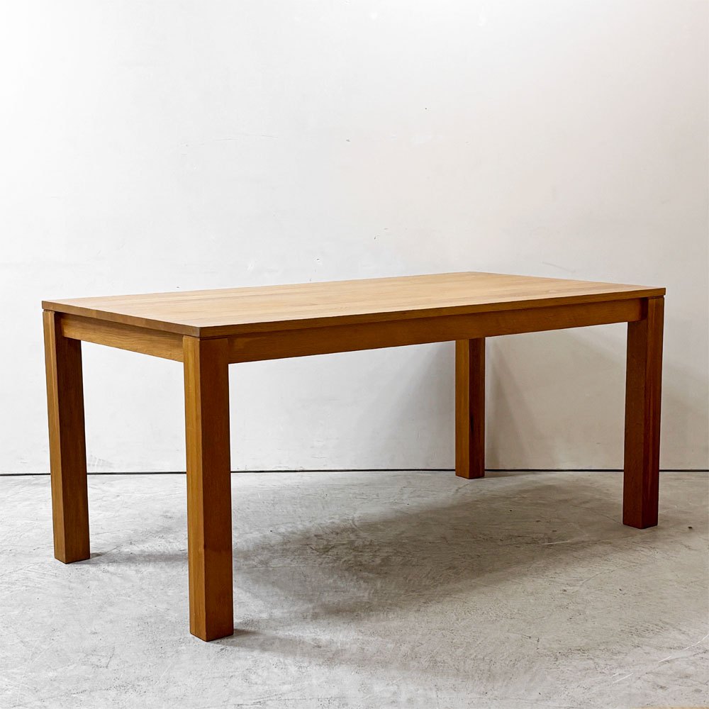 カーフ karf トランク Trunk ダイニングテーブル オーク材 W160cm ナチュラル 幕板仕様 定価￥¥154,000- ●