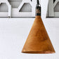 ダリールズ Dareels コーンウッドハンギングランプ CONE WOOD HANGING LAMP チーク古材 × スチール ペンダントライト 円錐 ◇