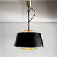 リフレクションコード Reflection Code レテル ペンダントライト Retel pendant lamp Lサイズ スチール製シェード ブラック×ゴールド モダンデザイン 関家具 定価￥18,700- ■
