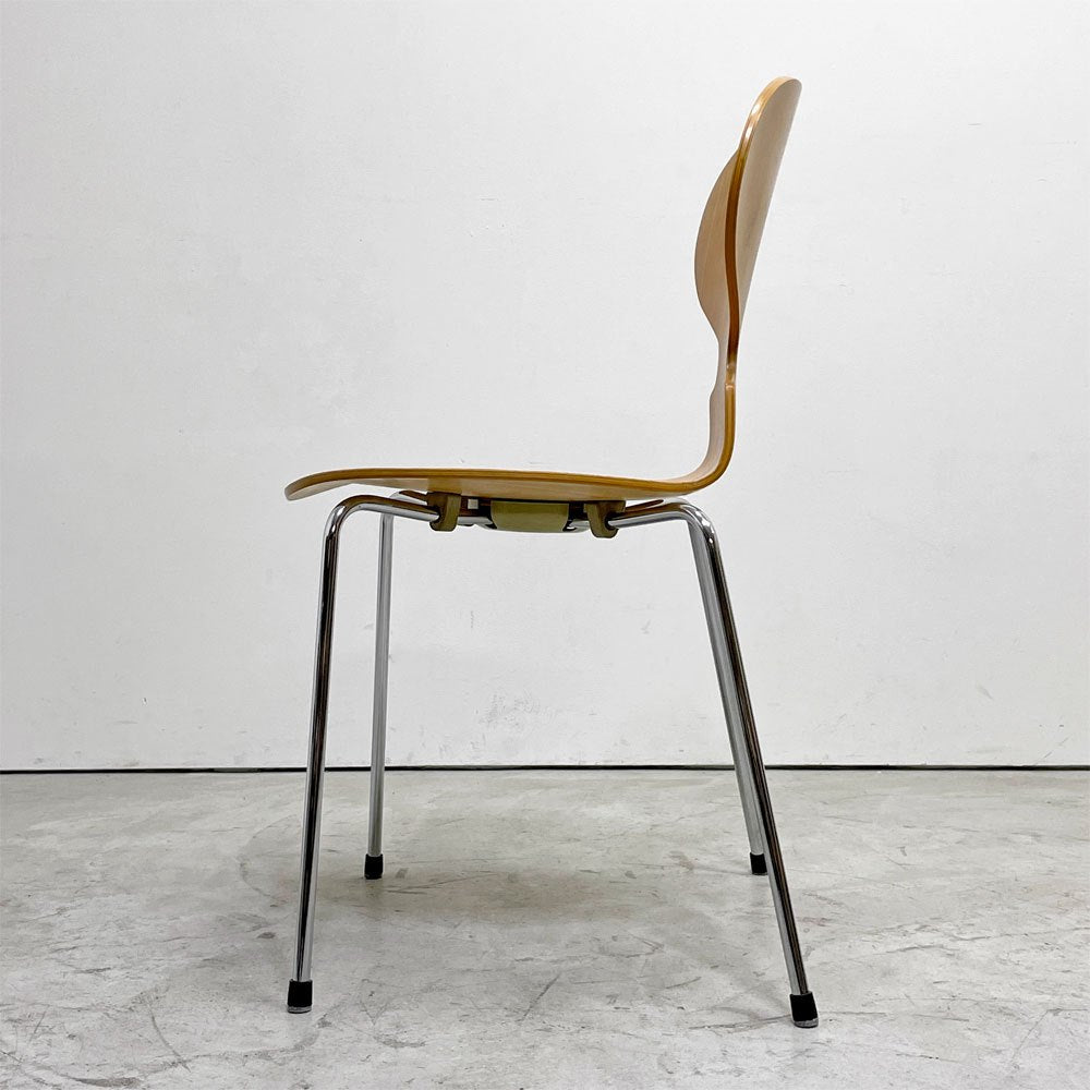 フリッツハンセン Fritz Hansen 3101 アリンコチェア アントチェア 4本脚 ナチュラルビーチ ラッカー仕上げ フェルトグライズ アルネ・ヤコブセン B ●