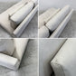 リラックスフォーム RELAXFORM グラシエーロ GLACIERO 3人掛けソファ W188cm プライムレザーテックス プラチナグレー 関家具 定価￥113,000- C 〓