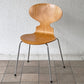 フリッツハンセン Fritz Hansen アントチェア 4本脚 ナチュラルビーチ ラッカー アルネ・ヤコブセン 北欧家具 C ◇